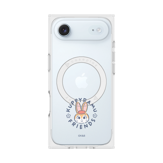プレミアムスクエアケース with MagSafe［ クピラムフレンズ - ロゴ - クッピー ］
