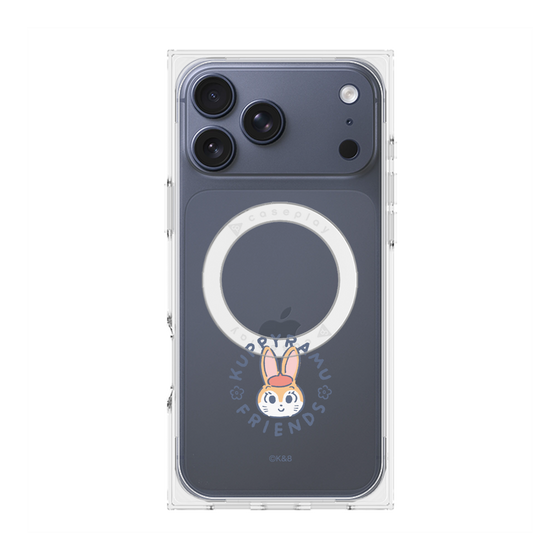 プレミアムスクエアケース with MagSafe［ クピラムフレンズ - ロゴ - クッピー ］
