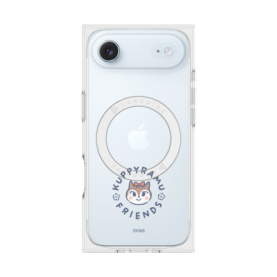 プレミアムスクエアケース with MagSafe［ クピラムフレンズ - ロゴ - ラム ］