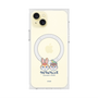 プレミアムスクエアケース with MagSafe［ クピラムフレンズ - ロゴ - 仲良し ］