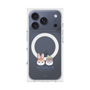 プレミアムスクエアケース with MagSafe［ クピラムフレンズ - ロゴ - 仲良し ］