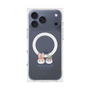 プレミアムスクエアケース with MagSafe［ クピラムフレンズ - ロゴ - 仲良し ］