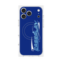 プレミアムスクエアケース with MagSafe［ オリジナル - Y2Kアレンジ - ブルー ］