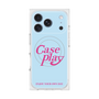 プレミアムスクエアケース with MagSafe［ オリジナル - ENJOY YOUR OWN DAY - ライトブルー ］