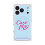 プレミアムスクエアケース with MagSafe［ オリジナル - ENJOY YOUR OWN DAY - ライトブルー ］
