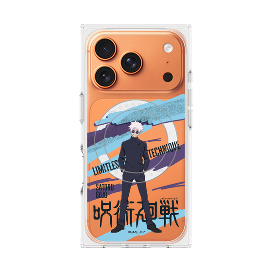 プレミアムスクエアケース with MagSafe［ 呪術廻戦 - 立ち絵 - 五条 悟（懐玉・玉折） ］