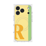 プレミアムスクエアケース with MagSafe［ オリジナル - initial color line - R yellow ］