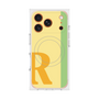 プレミアムスクエアケース with MagSafe［ オリジナル - initial color line - R yellow ］