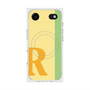 プレミアムスクエアケース with MagSafe［ オリジナル - initial color line - R yellow ］