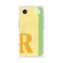 プレミアムスクエアケース with MagSafe［ オリジナル - initial color line - R yellow ］