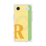 プレミアムスクエアケース with MagSafe［ オリジナル - initial color line - R yellow ］