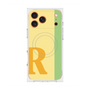 プレミアムスクエアケース with MagSafe［ オリジナル - initial color line - R yellow ］