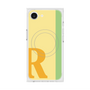 プレミアムスクエアケース with MagSafe［ オリジナル - initial color line - R yellow ］