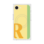 プレミアムスクエアケース with MagSafe［ オリジナル - initial color line - R yellow ］