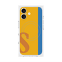 プレミアムスクエアケース with MagSafe［ オリジナル - initial color line - S orange ］