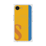 プレミアムスクエアケース with MagSafe［ オリジナル - initial color line - S orange ］
