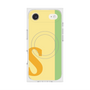 プレミアムスクエアケース with MagSafe［ オリジナル - initial color line - S yellow ］