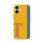 プレミアムスクエアケース with MagSafe［ オリジナル - initial color line - T orange ］