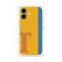 プレミアムスクエアケース with MagSafe［ オリジナル - initial color line - T orange ］