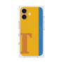 プレミアムスクエアケース with MagSafe［ オリジナル - initial color line - T orange ］
