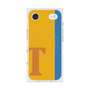 プレミアムスクエアケース with MagSafe［ オリジナル - initial color line - T orange ］