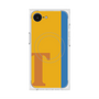 プレミアムスクエアケース with MagSafe［ オリジナル - initial color line - T orange ］
