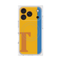 プレミアムスクエアケース with MagSafe［ オリジナル - initial color line - T orange ］