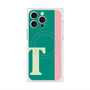 プレミアムスクエアケース with MagSafe［ オリジナル - initial color line - T green ］