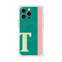 プレミアムスクエアケース with MagSafe［ オリジナル - initial color line - T green ］
