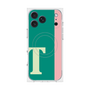 プレミアムスクエアケース with MagSafe［ オリジナル - initial color line - T green ］