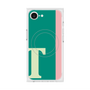 プレミアムスクエアケース with MagSafe［ オリジナル - initial color line - T green ］