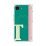 プレミアムスクエアケース with MagSafe［ オリジナル - initial color line - T green ］