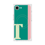 プレミアムスクエアケース with MagSafe［ オリジナル - initial color line - T green ］