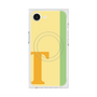 プレミアムスクエアケース with MagSafe［ オリジナル - initial color line - T yellow ］