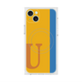 プレミアムスクエアケース with MagSafe［ オリジナル - initial color line - U orange ］