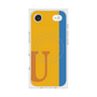 プレミアムスクエアケース with MagSafe［ オリジナル - initial color line - U orange ］