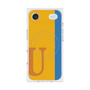 プレミアムスクエアケース with MagSafe［ オリジナル - initial color line - U orange ］