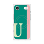 プレミアムスクエアケース with MagSafe［ オリジナル - initial color line - U green ］