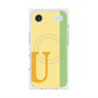 プレミアムスクエアケース with MagSafe［ オリジナル - initial color line - U yellow ］