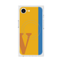 プレミアムスクエアケース with MagSafe［ オリジナル - initial color line - V orange ］