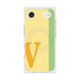 プレミアムスクエアケース with MagSafe［ オリジナル - initial color line - V yellow ］