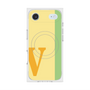 プレミアムスクエアケース with MagSafe［ オリジナル - initial color line - V yellow ］