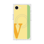 プレミアムスクエアケース with MagSafe［ オリジナル - initial color line - V yellow ］