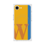 プレミアムスクエアケース with MagSafe［ オリジナル - initial color line - W orange ］