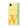 プレミアムスクエアケース with MagSafe［ オリジナル - initial color line - W yellow ］