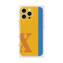 プレミアムスクエアケース with MagSafe［ オリジナル - initial color line - X orange ］