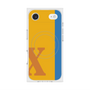 プレミアムスクエアケース with MagSafe［ オリジナル - initial color line - X orange ］