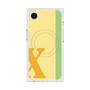 プレミアムスクエアケース with MagSafe［ オリジナル - initial color line - X yellow ］