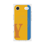 プレミアムスクエアケース with MagSafe［ オリジナル - initial color line - Y orange ］