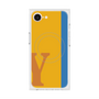 プレミアムスクエアケース with MagSafe［ オリジナル - initial color line - Y orange ］